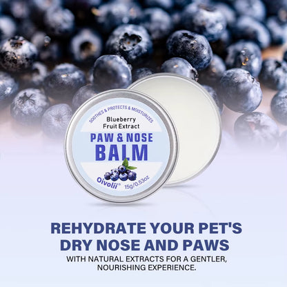 Pet Rinse Dog Claw Balm 2 in 1 Moisturizing Anti-Dry Cracked Rinse Nose Meat Pads Paw Foot Balm