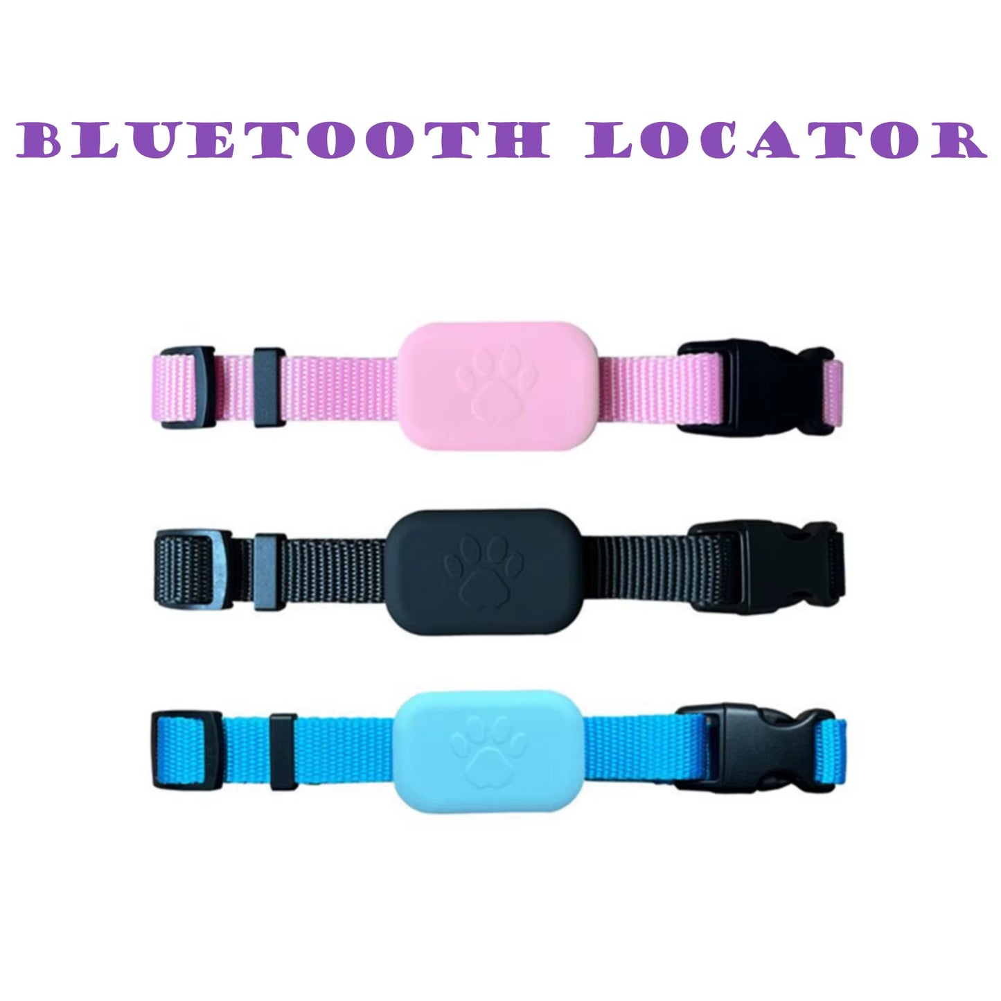 Intelligent Pet Collar Locator for Pet Dog & Cat Collars, Anti-Lost Collar Silicone Sleeve Animal Tracking Movement Alert Collar