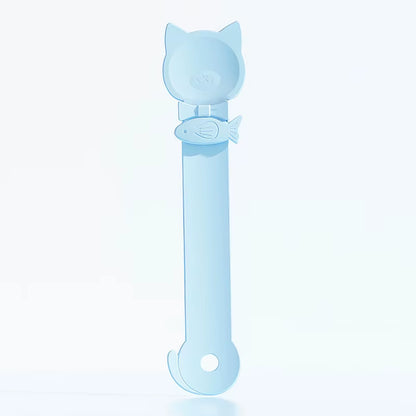 1/3PCS Cat Strip Feeder Spoon Long Handle Lickable Wet Food Feeder for Cats Pet Meat Mud Food Squeeze Dispense Spoon Pet Supplie