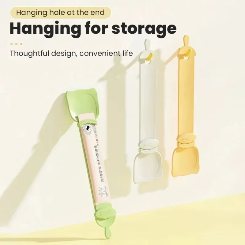 1/3PCS Cat Strip Feeder Spoon Long Handle Lickable Wet Food Feeder for Cats Pet Meat Mud Food Squeeze Dispense Spoon Pet Supplie