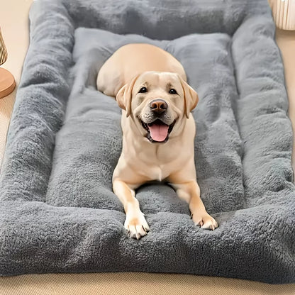 Dog Pet Beds Extra Large Plush Dog Bed Sofa Thickened Super Soft Polyester Pet Mat Dog Crate Mat Bed for Large Dog Bed