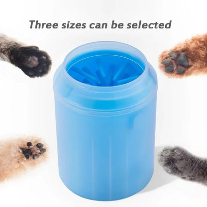 Pet Foot Washing Cup Portable Cat and Dog Foot Cleaner Soft Silicone Dog Paw Cleaning Tools Mini Wash Brush Bucket Pet Supplies