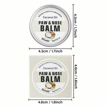 Pet Rinse Dog Claw Balm 2 in 1 Moisturizing Anti-Dry Cracked Rinse Nose Meat Pads Paw Foot Balm